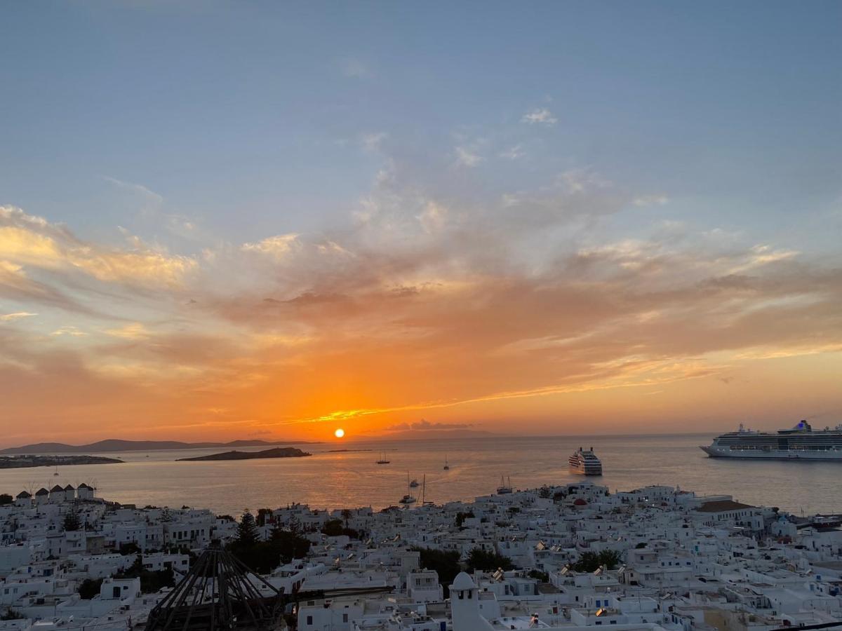 The View Of Mykonos Lejlighed Mykonos Town Eksteriør billede